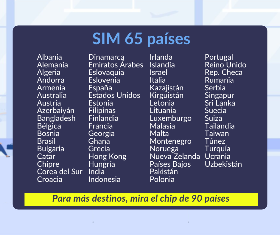 Chip internacional Simbero